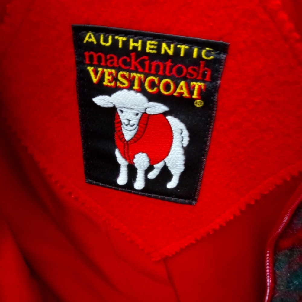 AUTHENTIC Mackintosh RED  HOOD FOX HORSE HUNTING COAT  WOOL SZ 18 P GORGEOUS!